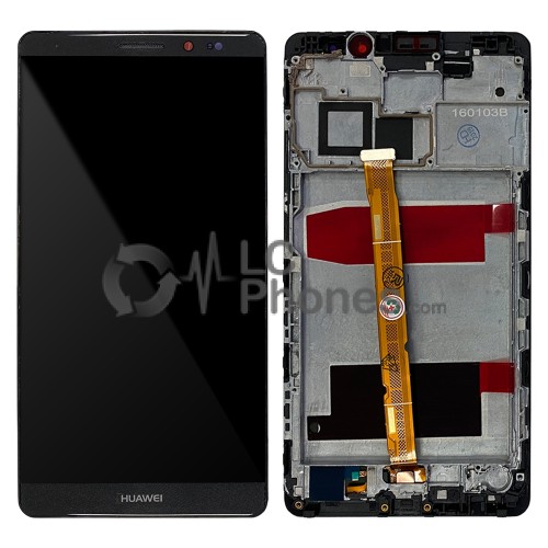 Huawei Mate 8 - Full Front LCD Digitizer With Frame Black