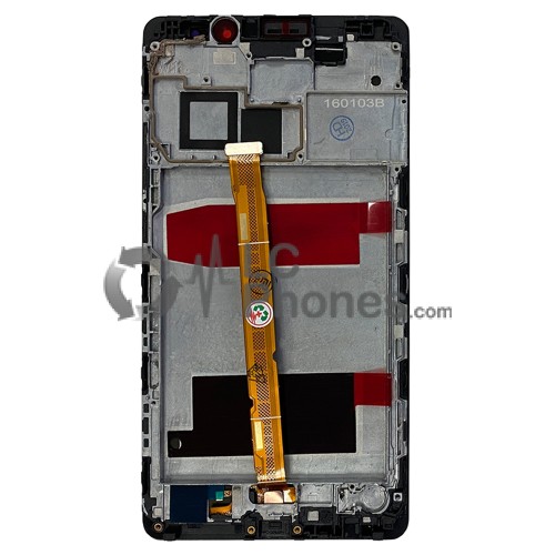 Huawei Mate 8 - Full Front LCD Digitizer With Frame Black