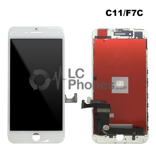 iPhone 7 Plus - LCD Digitizer (Original Remaded) White (Comp. C11/F7C/FVQ)