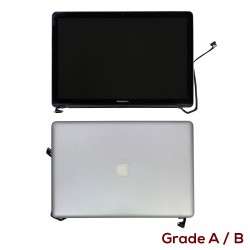 Macbook Pro 15 A1286 2009 - Original Used Full Front LCD with Housing Silver Grade A/B