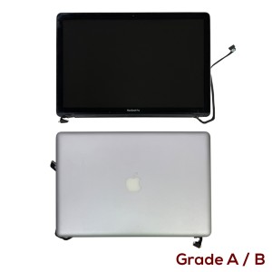 Macbook Pro 15 A1286 2009 - Original Used Full Front LCD with Housing Silver Grade A/B