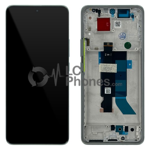 Xiaomi Redmi Note 14 Pro 5G 24090RA29G - Full Front LCD Digitizer com Frame Coral Green < Service Pack >