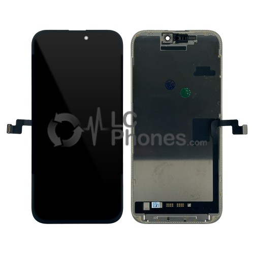 iPhone 14 Pro Max - Full Front OLED Display Digitizer Black with Proximity Sensor < Service Pack >