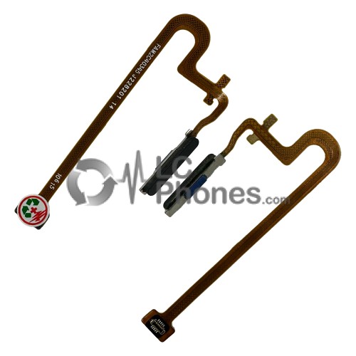 OPPO A57 CPH2387 - Fingerprint Sensor Flex Cable Glowing Black