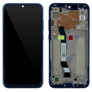 Xiaomi Redmi Note 8T - Full Front LCD Digitizer with Frame Starscape Blue 