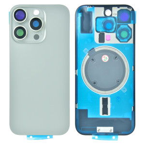 iPhone 16 Pro - Battery Cover with Camera Lens & Plate Natural Titanium