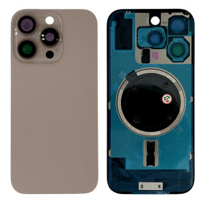 iPhone 16 Pro - Battery Cover with Camera Lens & Plate Desert Titanium