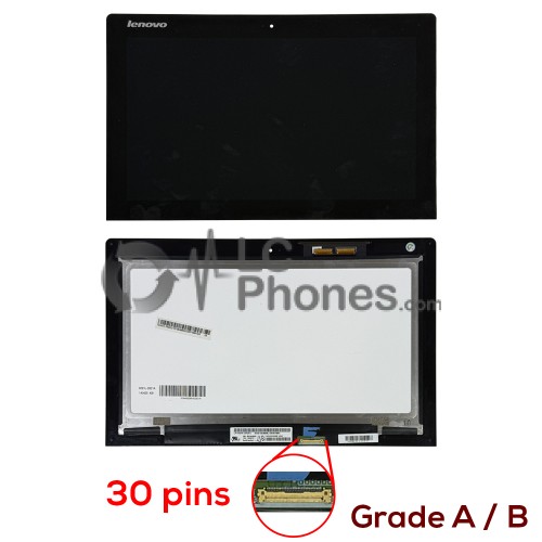 Lenovo Yoga 2 (11 inch) 20428 - Full Front HD LCD Digitizer 1366x768 30 pin ( Original Used ) Grade A/B