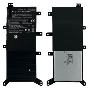 Asus - Laptop Battery C21N1408 4900mAh 37Wh for ASUS VivoBook 4000 A555L MX555 V555U X555UQ X555UA V555L V555LB K555U X555LN Series