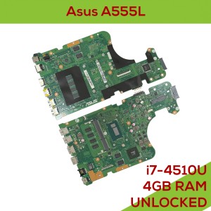 Asus A555L - Fully Functional Logic Board i7 4510U 2,00GHz NVidia GeForce GT820M 4GB RAM UNLOCKED