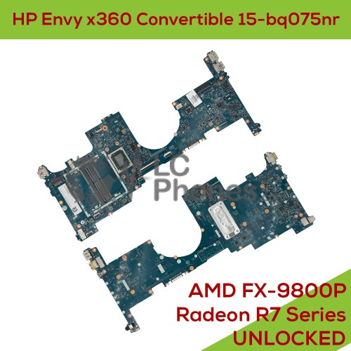 HP Envy x360 Convertible 15-bq075nr - Fully Functional Logic Board 16867-1 AMD FX-9800P 4C+8G 2,7GHz AMD Radeon R7 Series UNLOCKED