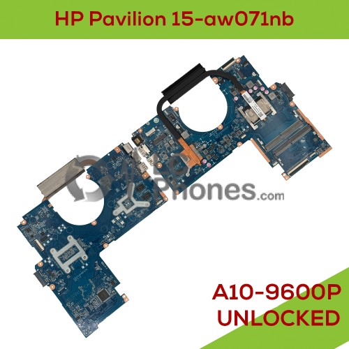 HP Pavilion 15-aw071nb - Fully Functional Logic Board DAG54AMB6D0 AMD A10-9600P 4C+6G 2,4GHz AMD Radeon R6 Series UNLOCKED