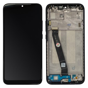 Xiaomi Redmi 7 - Full Front LCD Digitizer with Frame Black 