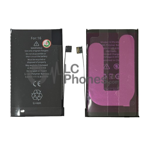 iPhone 16 - Battery 3561mAh with Adhesive Sticker