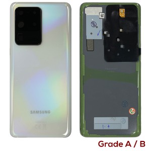 Samsung Galaxy S20 Ultra 5G G988 - Battery Cover Original Cosmic White with Camera Lens  Grade A/B