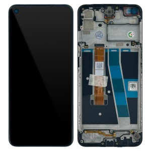 OPPO A52 CPH2069 / A72 CPH2067 / A92 CPH2059 - Full Front LCD Digitizer with Frame Black 