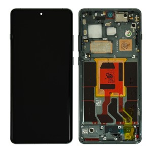 OnePlus 12 PJD110, CPH2573, CPH2581, CPH2583 - Full Front LCD Digitizer with Frame Flowy Emerald 