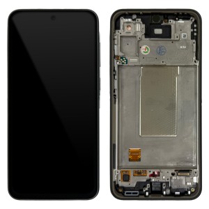 Samsung Galaxy A36 5G A366 - Full Front LCD Digitizer with Frame Black 