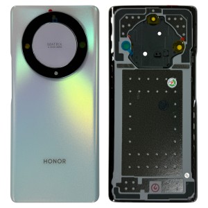 Huawei Honor Magic 5 Lite / X9a RMO-NX1 - Battery Cover with Adhesive & Camera Lens Titanium Silver
