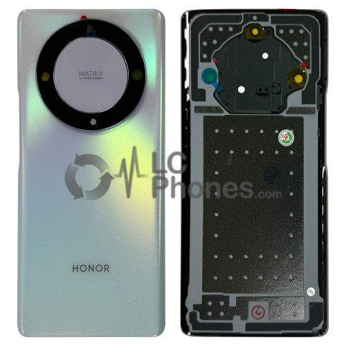 Huawei Honor Magic 5 Lite / X9a RMO-NX1 - Battery Cover with Adhesive & Camera Lens Titanium Silver