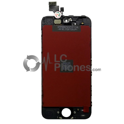 iPhone 5 - Full Front LCD Digitizer (Original Remaded) Black