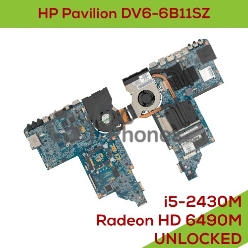 HP Pavilion DV6-6B11SZ - Fully Functional Logic Board Intel Core i5-2430M 2,40GHz AMD Radeon HD 6490M UNLOCKED