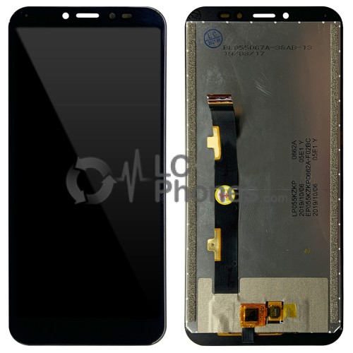 Alcatel 1S (2019) 5024D - Full Front LCD Digitizer Black ( Original Remaded )