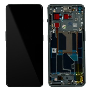 OnePlus 11 PHB110, CPH2449, CPH2447, CPH2451 - Full Front LCD Digitizer with Frame Frosted Eternal Green 