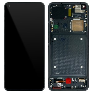 Xiaomi Mi 11 Ultra M2102K1G, M2102K1C - Full Front LCD Digitizer with Frame Black 