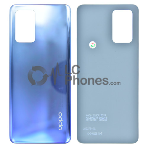 OPPO A74 CPH2219 - Battery Cover with Adhesive Midnight Blue