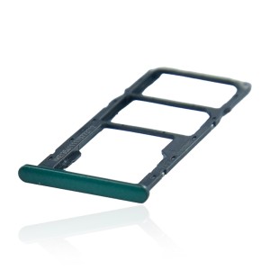 Wiko View 4 Lite - Sim Tray Card Holder Deep Green