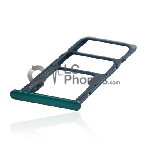 Wiko View 4 Lite - Sim Tray Card Holder Deep Green
