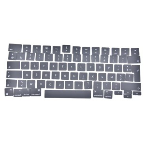 Macbook Air 13 inch M2 A2681 / M3 A3113 / 15'' M3 A3114 / Pro 14'' M1 Pro A2442 / 16'' A2485 / 14'' M2 Pro A2779 / 16'' M2 Pro A2780 / 13'' M3 A2918 / 16'' M3 Pro, M3 Max A2991 / 14'' M3 Pro, M3 Max A2992 - Keyboard Keycaps Replacement French FR Layout