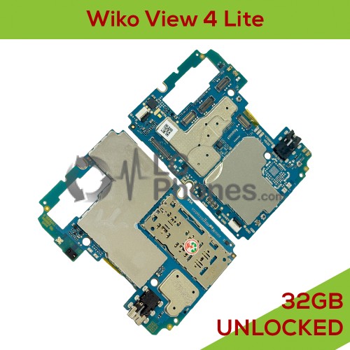 Wiko View 4 Lite - Fully Functional Logic Board 32GB UNLOCKED