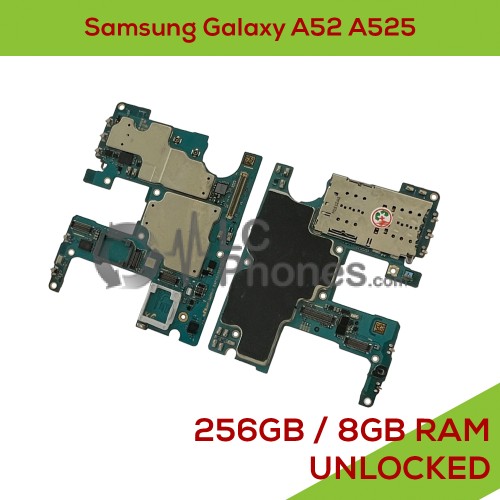 Samsung Galaxy A52 A525 - Fully Functional Logic Board 256GB / 8GB RAM UNLOCKED
