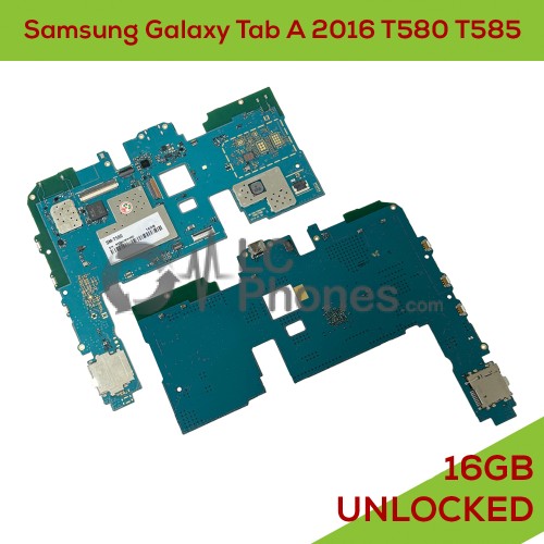 Samsung Galaxy Tab A 2016 T580 T585 - Fully Functional Logic Board 16GB UNLOCKED