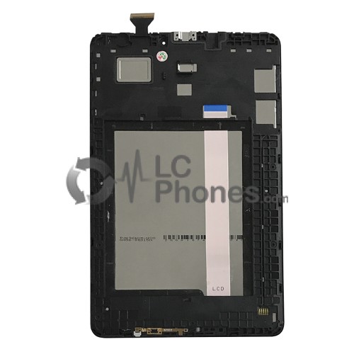 Samsung Galaxy Tab E 9.6 T560 - Full Front LCD Digitizer with Frame Black