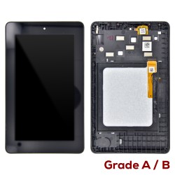 Amazon Fire Tablet 7 SV98LN - Full Front LCD Digitizer with Frame Black  Grade A/B