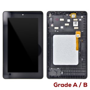 Amazon Fire Tablet 7 SV98LN - Full Front LCD Digitizer with Frame Black  Grade A/B