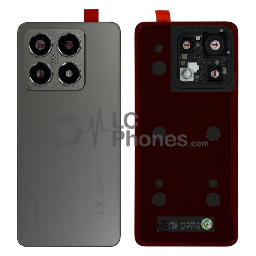 Xiaomi 14T 2406APNFAG - Battery Cover with Adhesive & Camera Lens Titan Grey < Service Pack >
