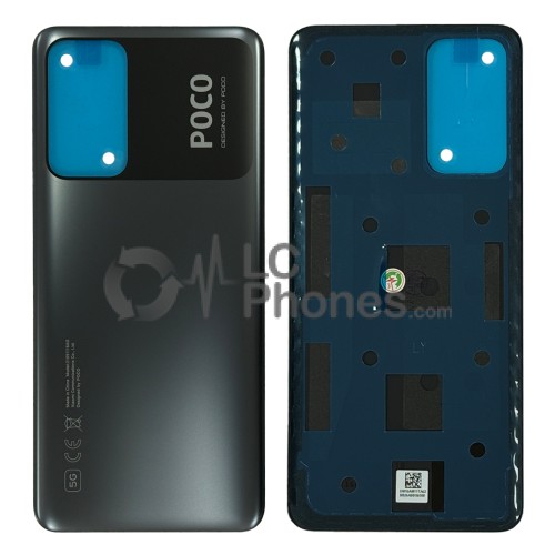 Xiaomi Poco M4 Pro 5G - Battery Cover with Adhesive Power Black < Service Pack >