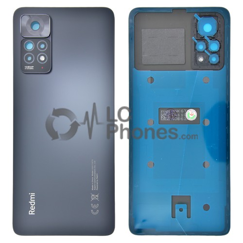 Xiaomi Redmi Note 11 Pro 2201116TG, 2201116TI - Battery Cover with Adhesive & Camera Lens Graphite Grey < Service Pack >