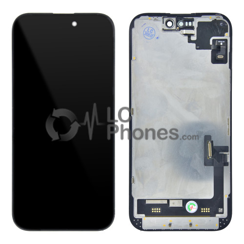 iPhone 15 - Full Front OLED Digitizer with Proximity Sensor (Original Remaded)