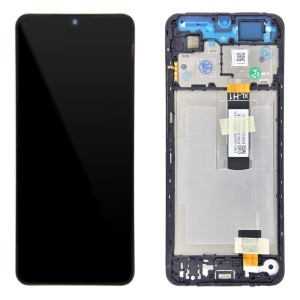 Xiaomi Redmi A5 4G 25028PC03G, 25028RN03A, 25028RN03I - Full Front LCD Digitizer with Frame Midnight Black 
