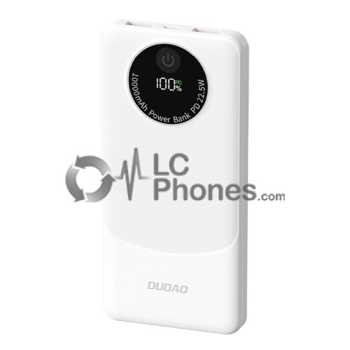 Dudao - K12 Powerbank 10000mAh PD22.5W USB / Type-C White