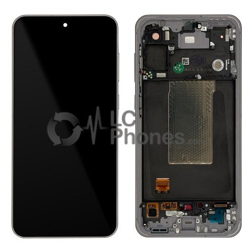 Samsung Galaxy A56 5G A566 - Full Front LCD Digitizer with Frame Pink < Service Pack >