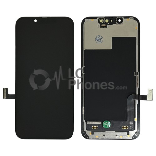 iPhone 13 Mini - Full Front OLED Display Digitizer without Proximity Sensor Black < Service Pack >