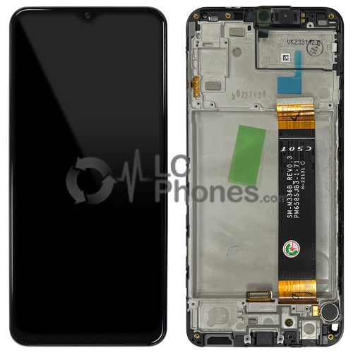 Samsung Galaxy A23 A235 - Full Front LCD Digitizer with Frame Black