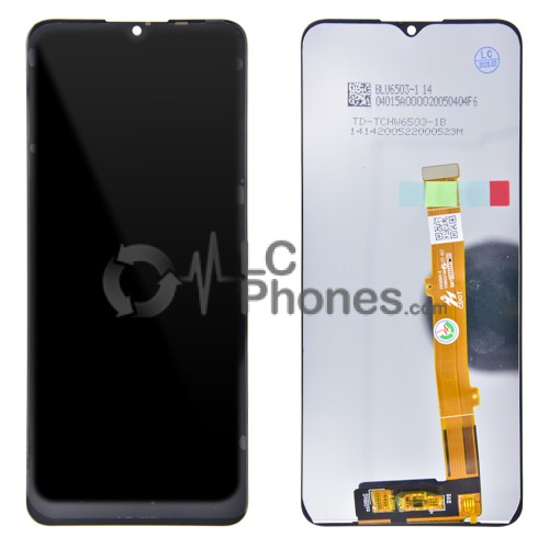 Alcatel 3x (2020) 5061K - Full Front LCD Digitizer Black ( Original Remaded )