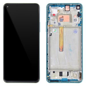 Xiaomi Mi 11 Lite 5G M2101K9G, M2101K9C, M2101K9R - Full Front LCD Digitizer With Frame Mint Green 